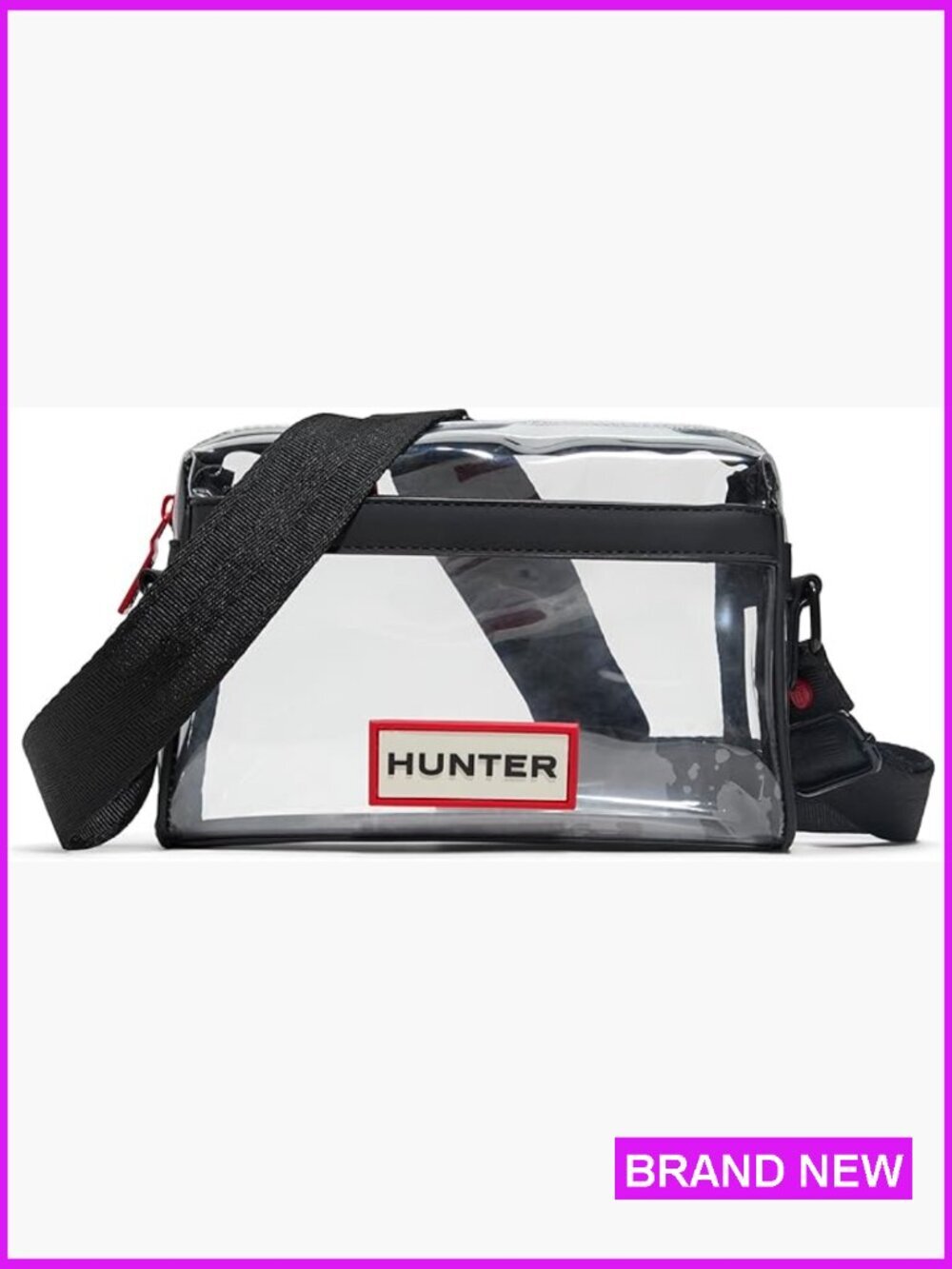 Clear Crossbody Stadium Bag Adjustable Strap Lightweight Travel Waterproof